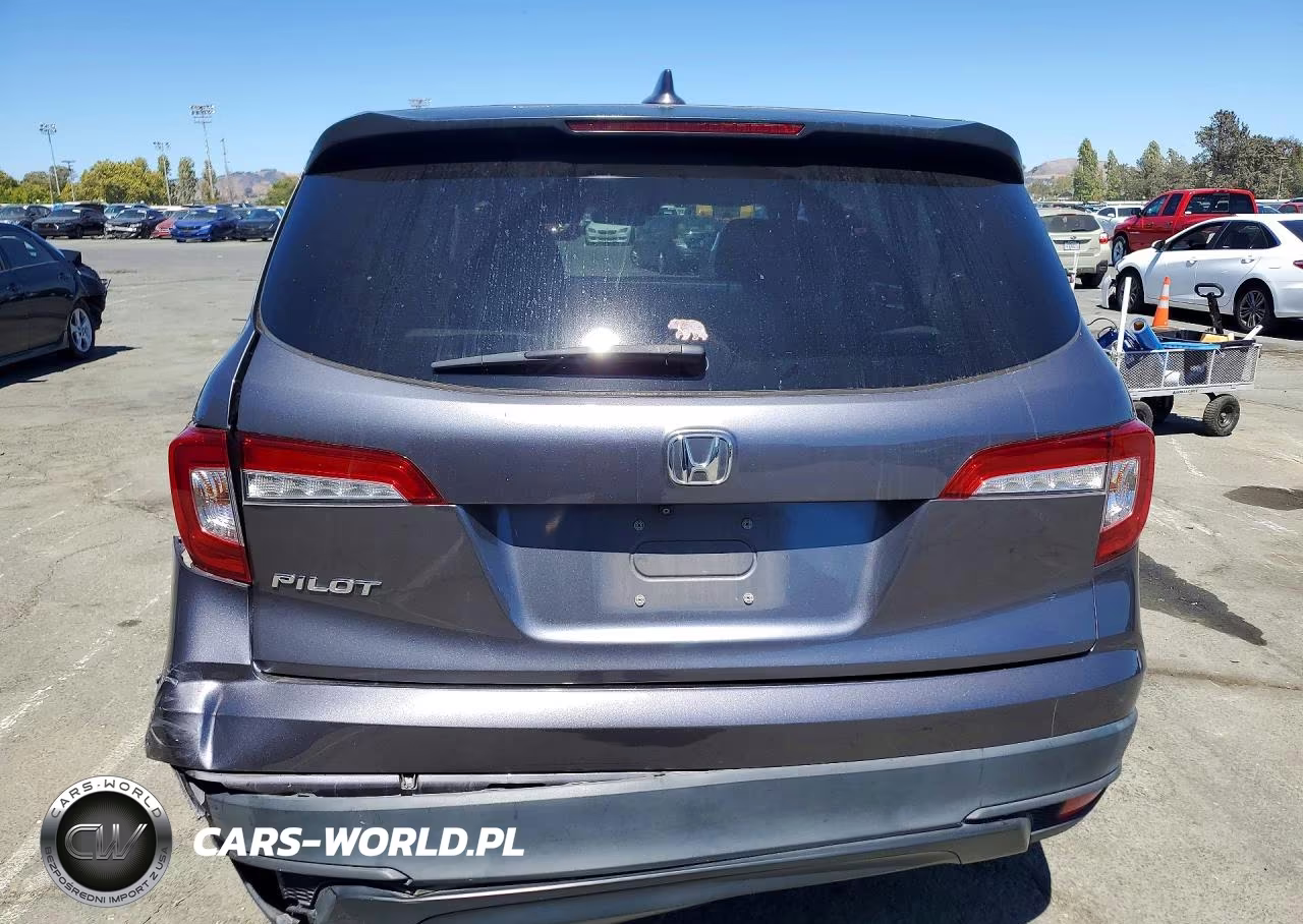 2020 Honda Pilot Lx VIN:5FNYF5H19LB017560 - 6
