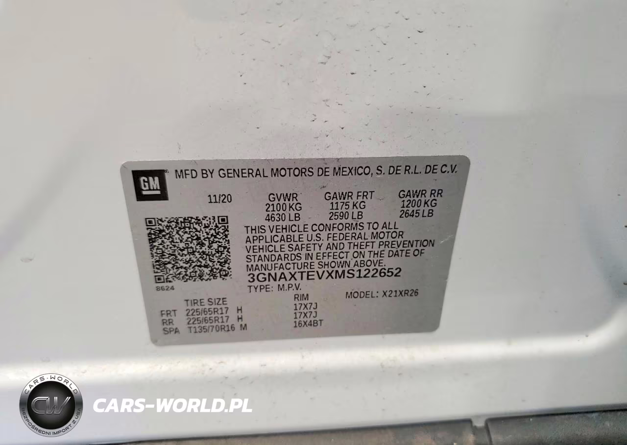 2021 Chevrolet Equinox Lt VIN:3GNAXTEVXMS122652 - 13