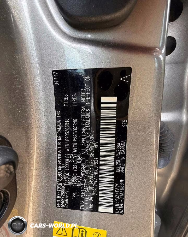 2017 Lexus Rx 350 Base VIN:2T2BZMCA1HC091934 - 10