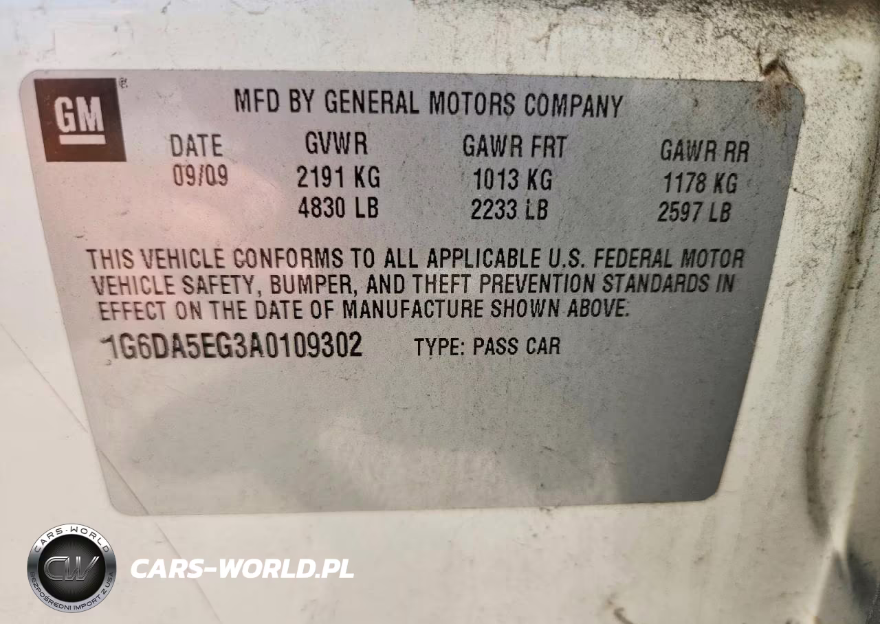 2010 Cadillac Cts VIN:1G6DA5EG3A0109302 - 12