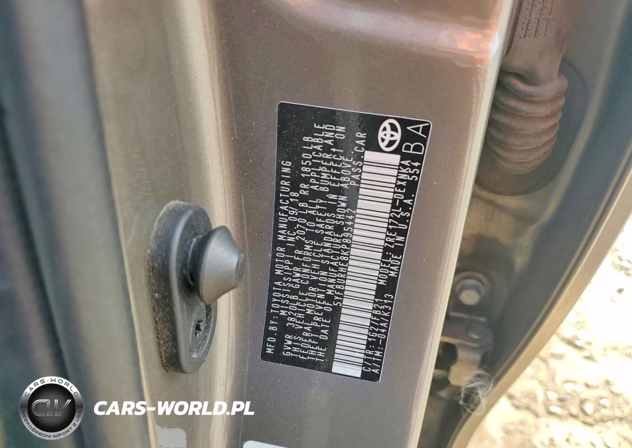 2019 Toyota Corolla Le VIN:5YFBURHE8KP895442 - 12