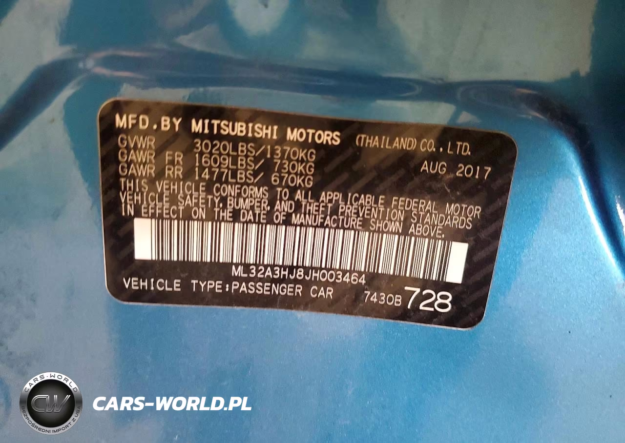 2018 Mitsubishi Mirage Es VIN:ML32A3HJ8JH003464 - 13