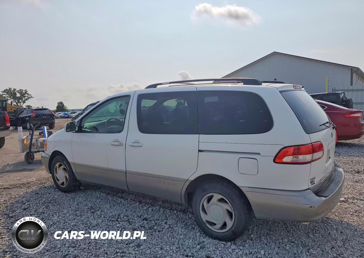 2002 Toyota Sienna Le VIN:4T3ZF13C72U495927 - 2