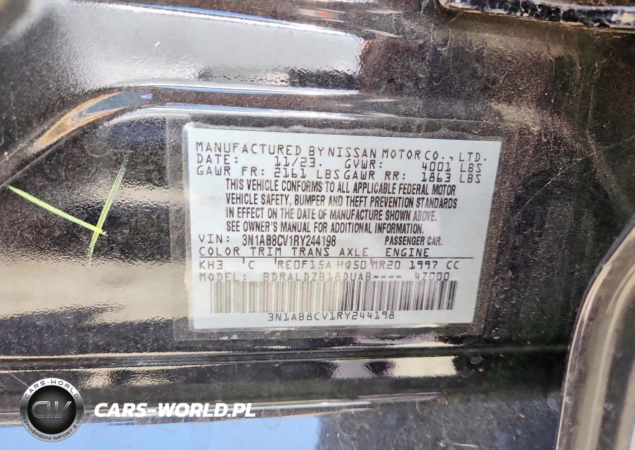 2024 Nissan Sentra Sv VIN:3N1AB8CV1RY244198 - 12