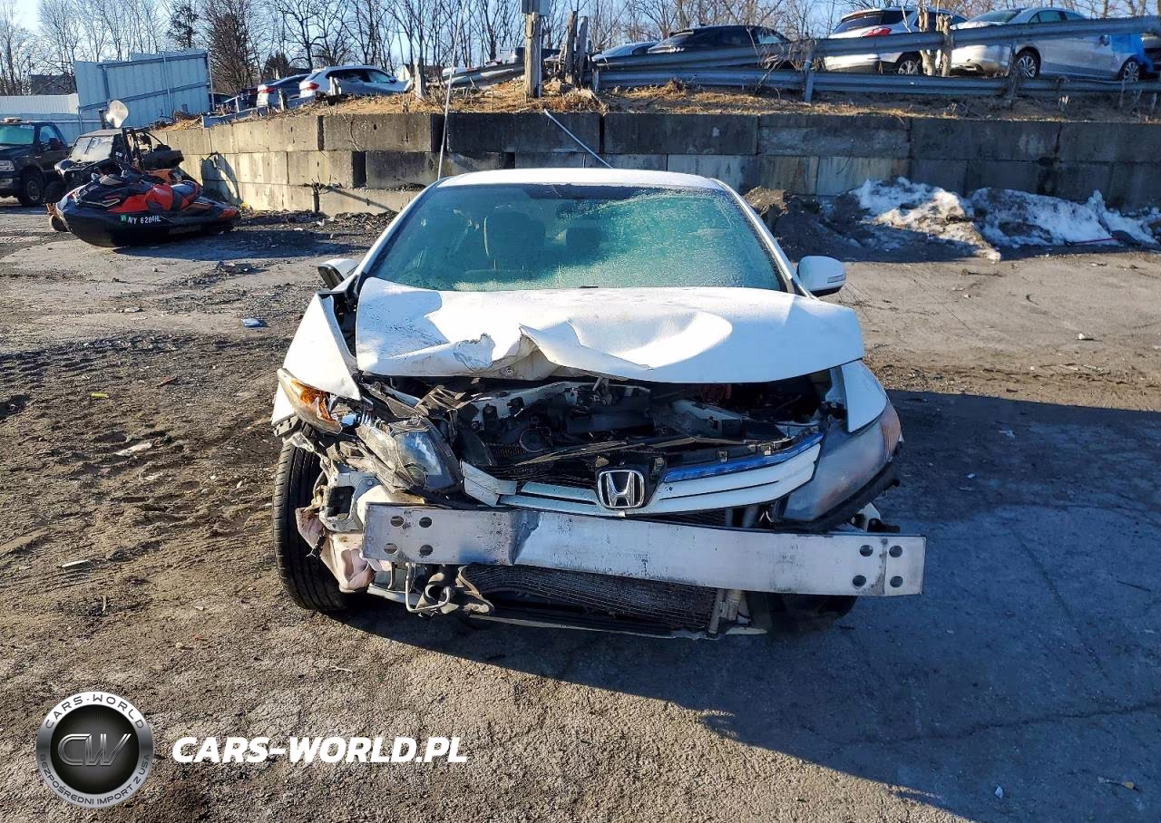2012 Honda Civic Hybrid L VIN:JHMFB4F36CS007796 - 10
