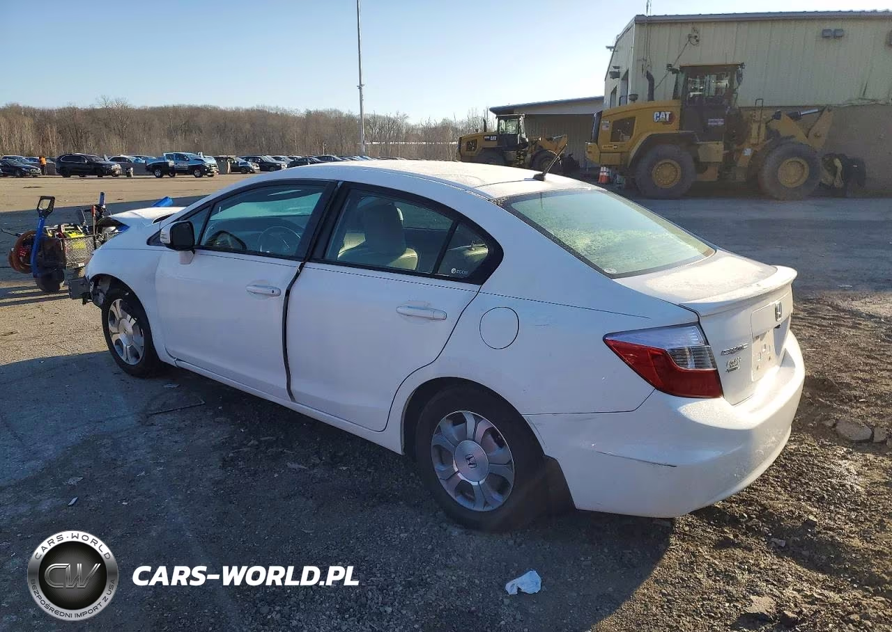 2012 Honda Civic Hybrid L VIN:JHMFB4F36CS007796 - 4