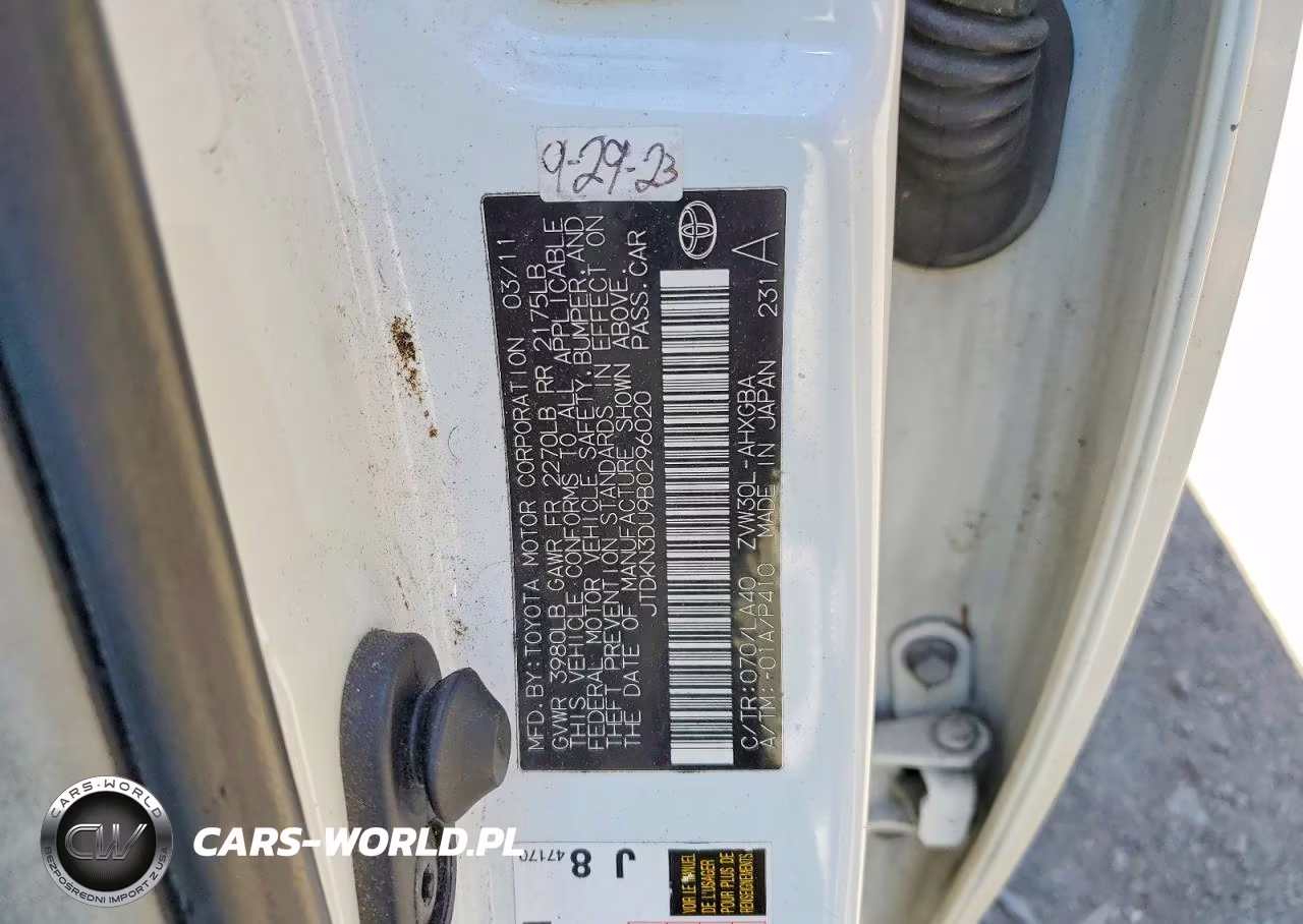 2011 Toyota Prius VIN:JTDKN3DU9B0296020 - 24