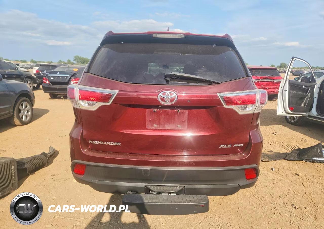 2016 Toyota Highlander Xle VIN:5TDJKRFH8GS304779 - 12
