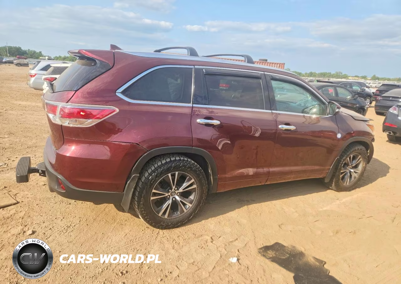 2016 Toyota Highlander Xle VIN:5TDJKRFH8GS304779 - 6