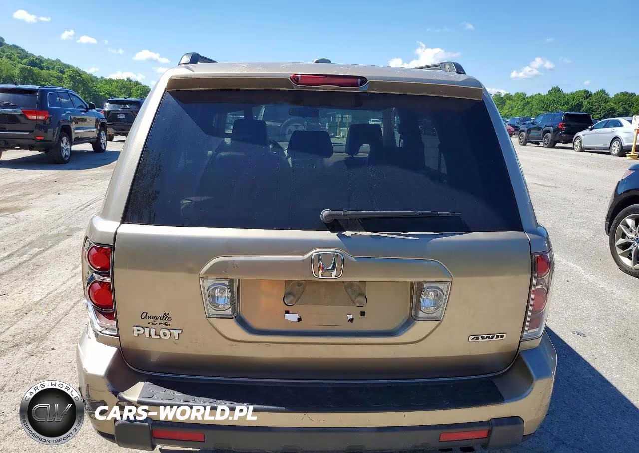 2006 Honda Pilot Ex VIN:5FNYF18536B007526 - 6