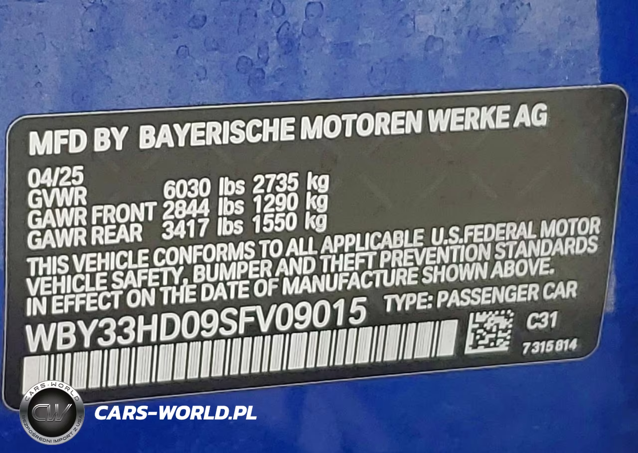 2025 BMW I4 M50 VIN:WBY33HD09SFV09015 - 12