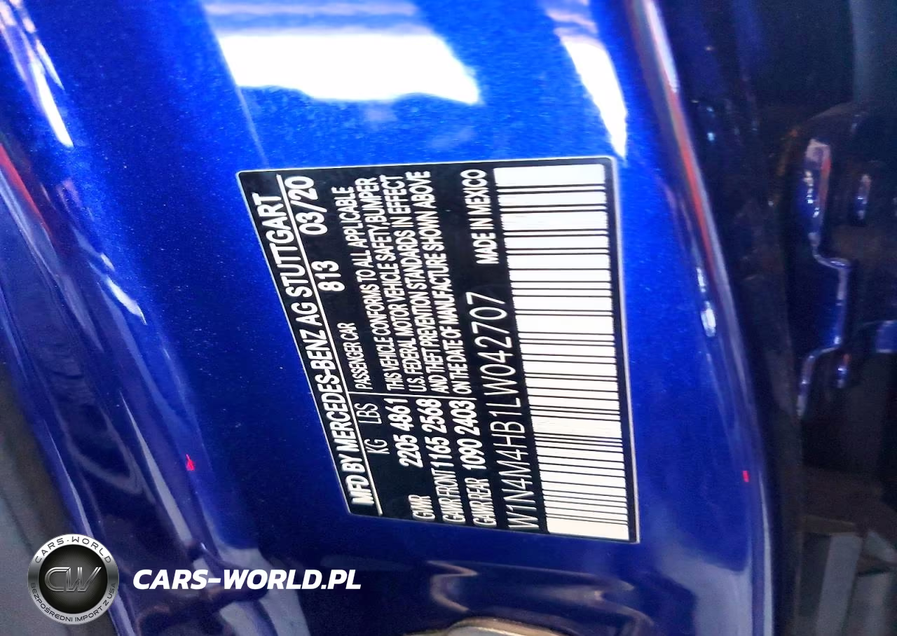 2020 Mercedes-Benz Glb 250 4Matic VIN:W1N4M4HB1LW042707 - 13