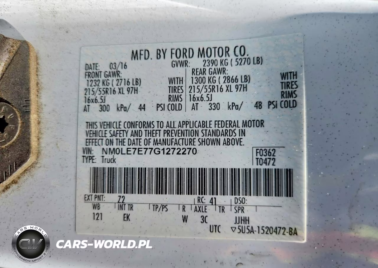 2016 Ford Transit Connect Xl VIN:NM0LE7E77G1272270 - 13