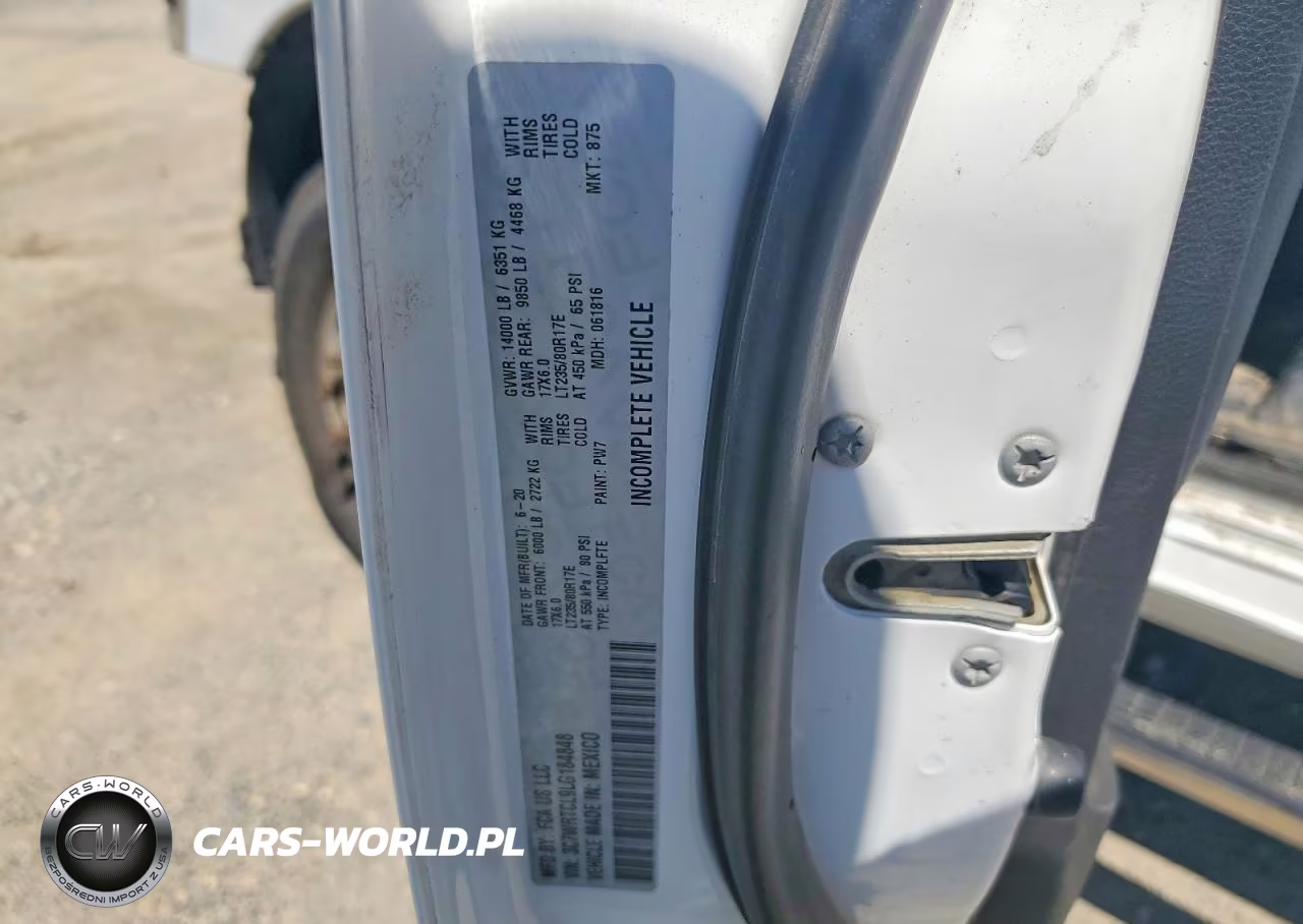 2020 Ram 3500 Utility - Service Truck VIN:3C7WRTCL9LG184848 - 13