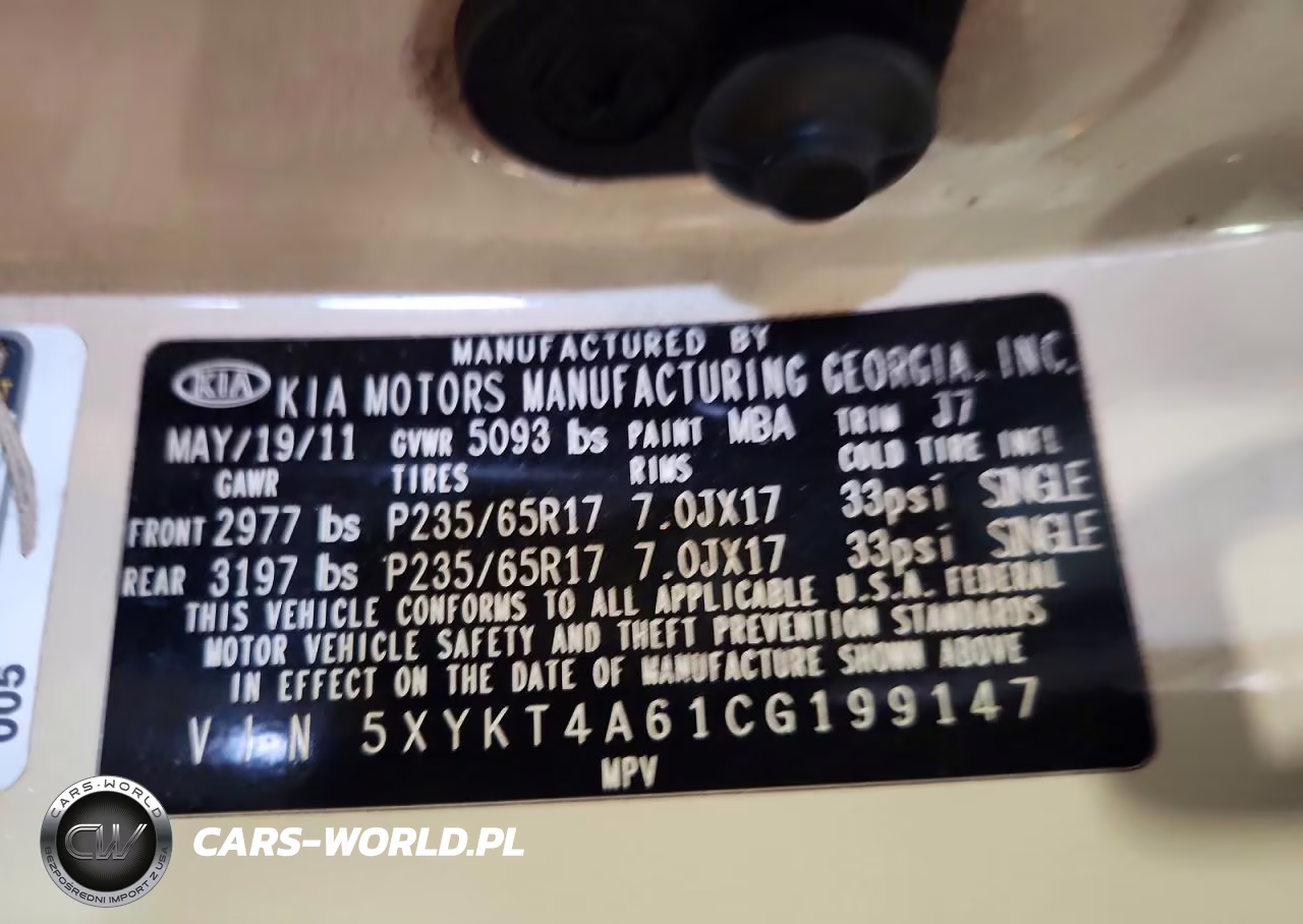 2012 Kia Sorento Lx VIN:5XYKT4A61CG199147 - 14