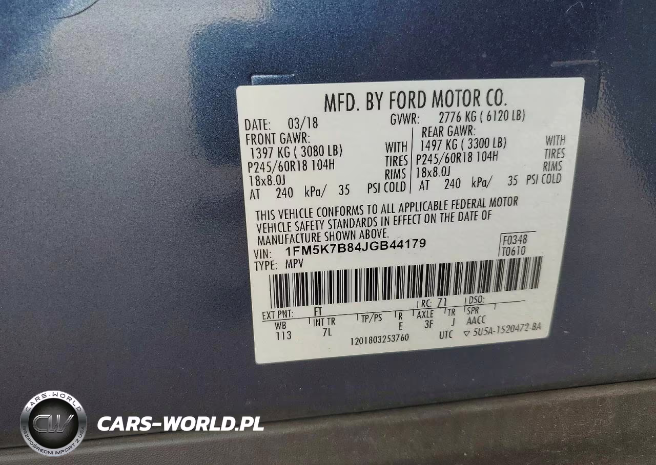 2018 Ford Explorer VIN:1FM5K7B84JGB44179 - 13