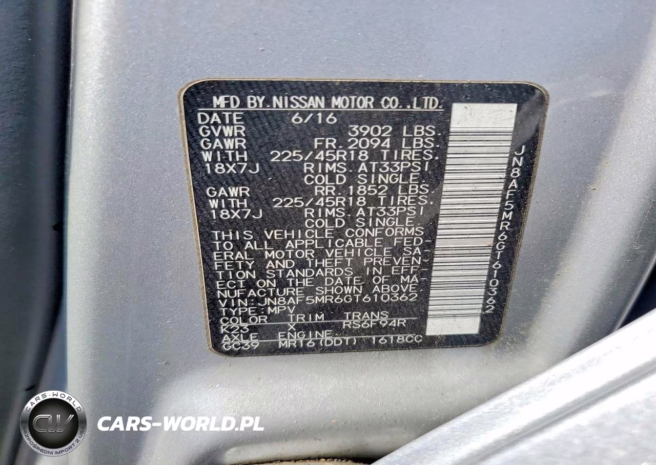 2016 Nissan Juke Nismo VIN:JN8AF5MR6GT610362 - 13