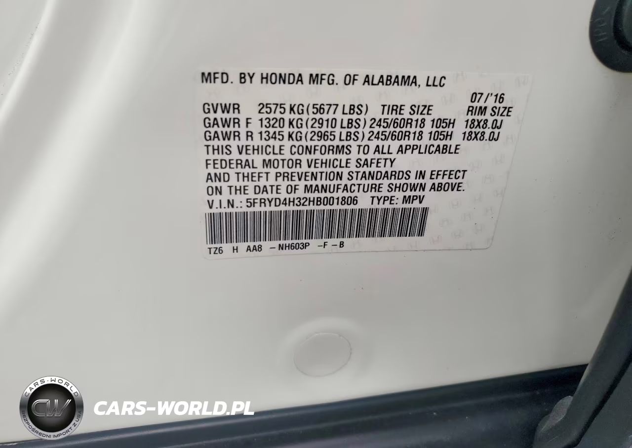 2017 Acura Mdx VIN:5FRYD4H32HB001806 - 13