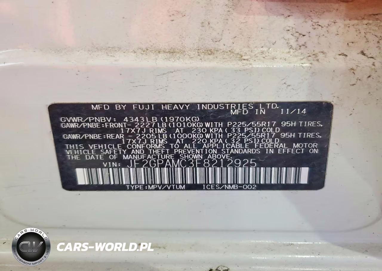 2015 Subaru Xv Crosstrek 2.0 Limited VIN:JF2GPAMC3F8212925 - 13