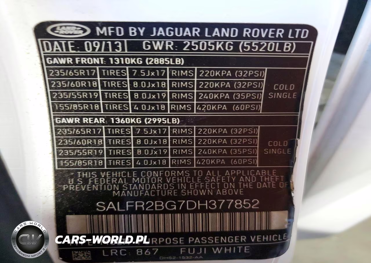 2013 Land Rover Lr2 Hse VIN:SALFR2BG7DH377852 - 12