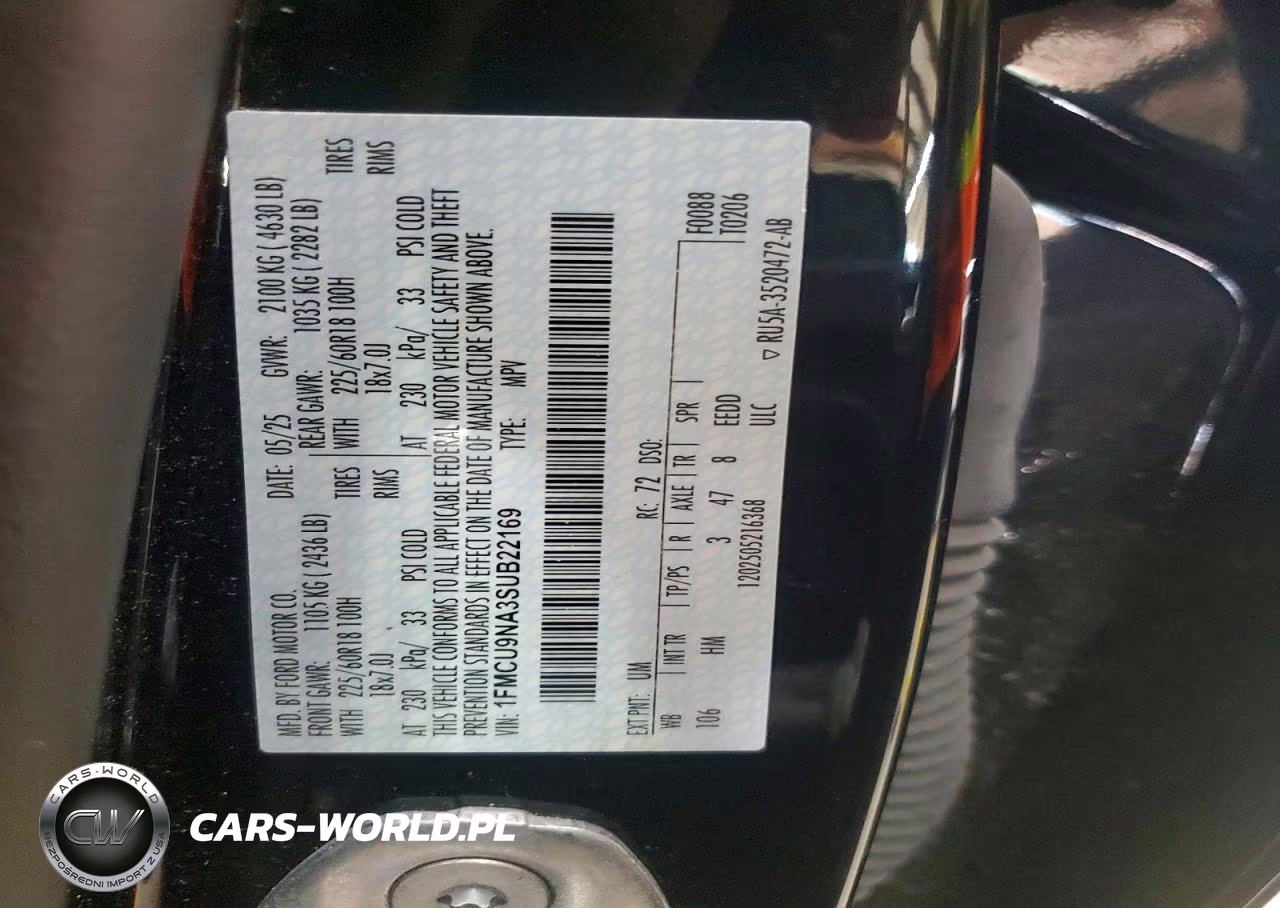 2025 Ford Escape St Line Select VIN:1FMCU9NA3SUB22169 - 12