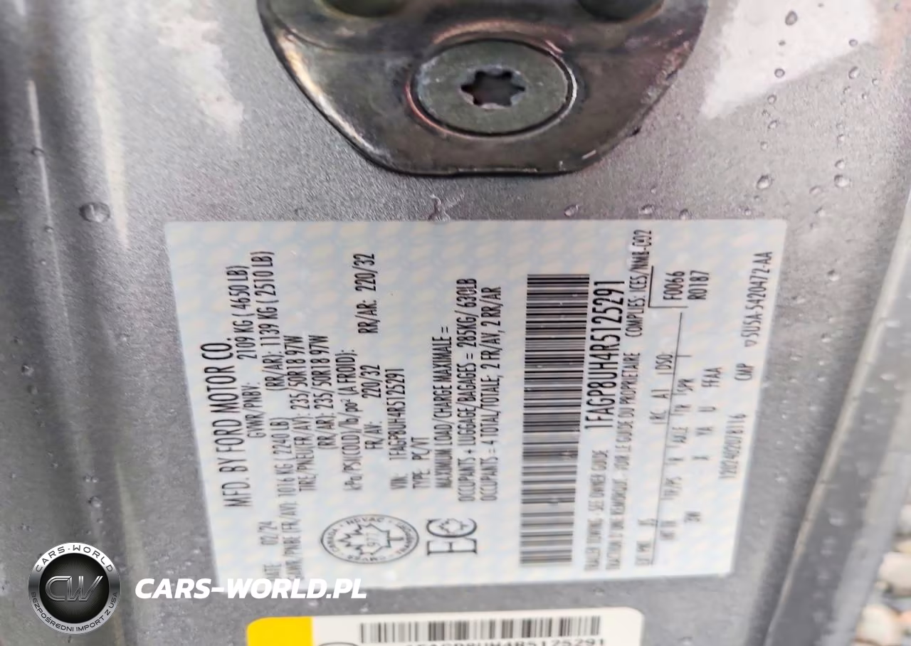2024 Ford Mustang VIN:1FAGP8UH4R5125291 - 12
