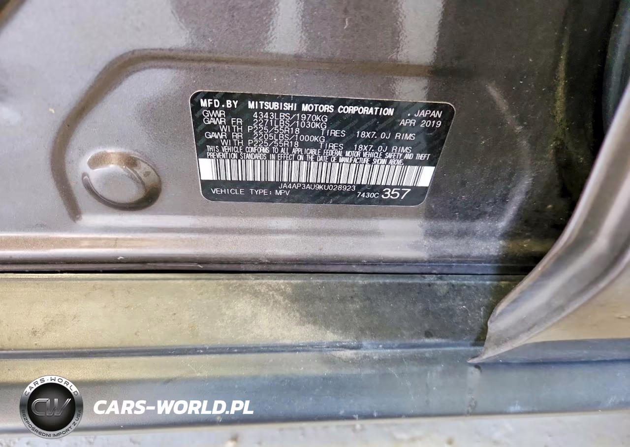 2019 Mitsubishi Outlander Sport Es VIN:JA4AP3AU9KU028923 - 14