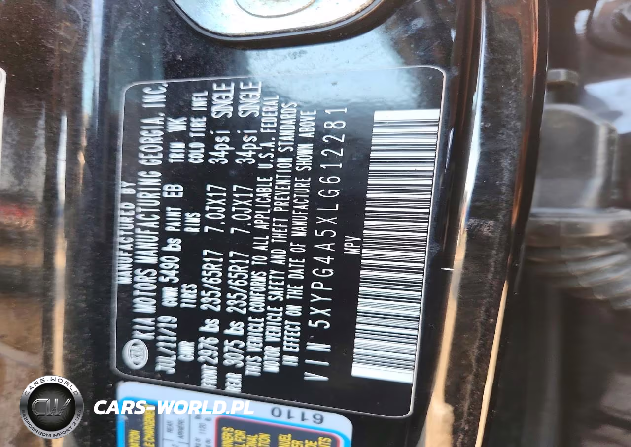 2020 Kia Sorento S VIN:5XYPG4A5XLG612281 - 13