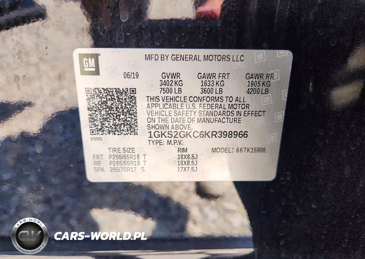2019 GMC Yukon Xl K1500 Slt VIN:1GKS2GKC6KR398966 - 13