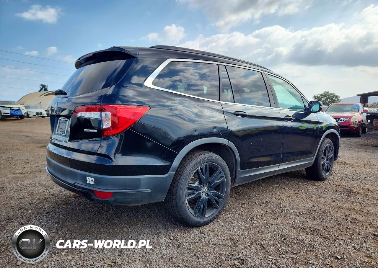 2022 Honda Pilot Se VIN:5FNYF5H22NB011563 - 3