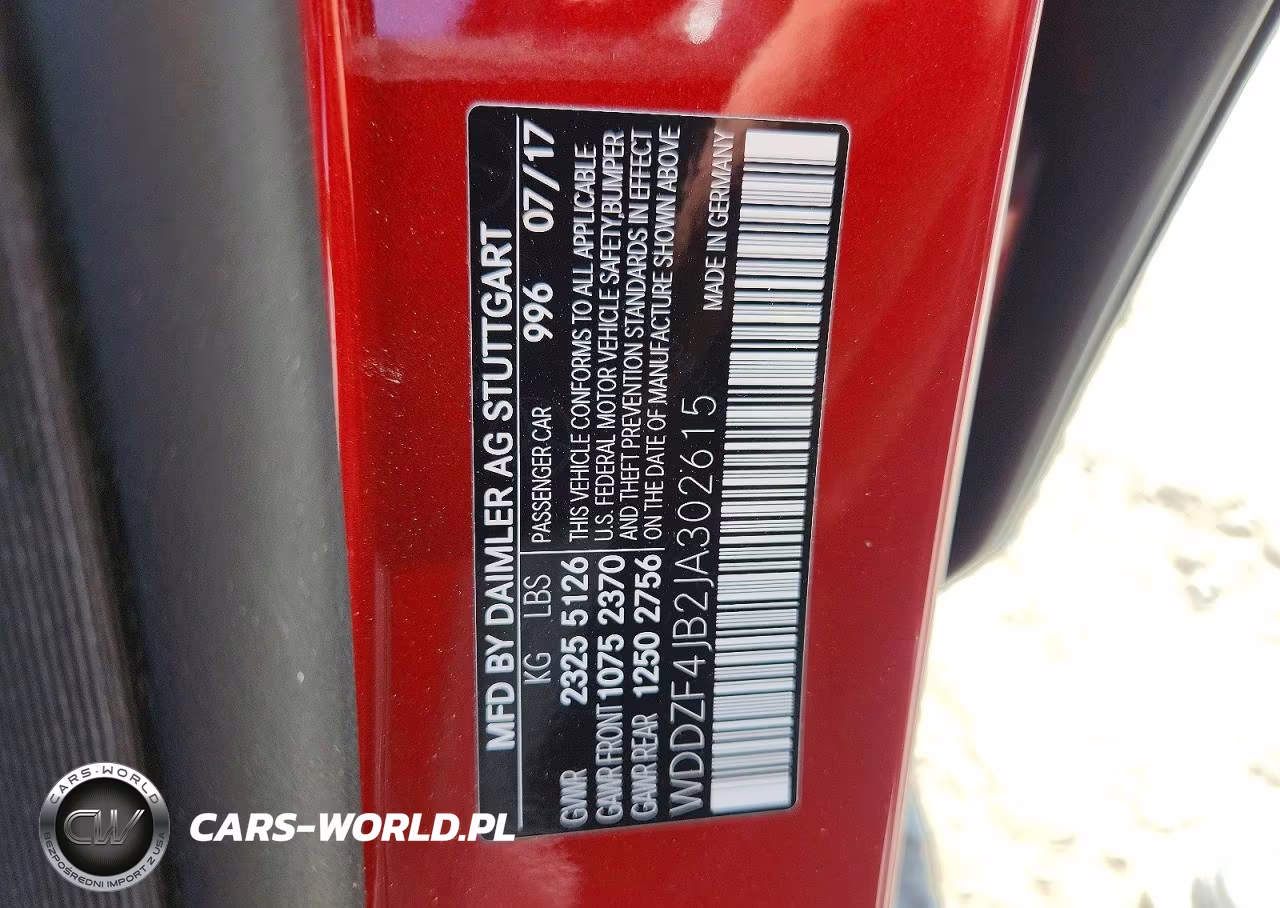 2018 Mercedes-Benz E 300 VIN:WDDZF4JB2JA302615 - 12