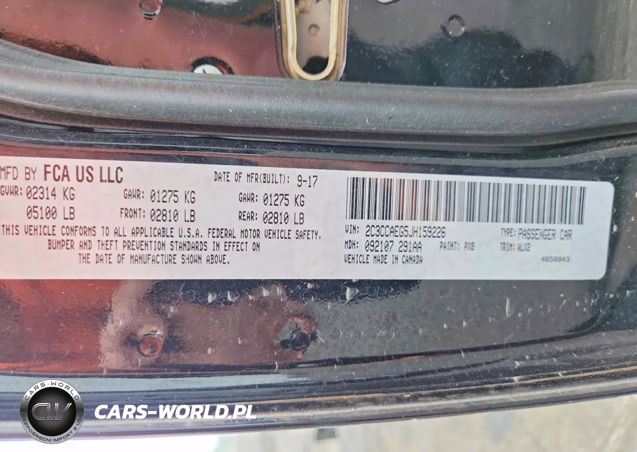 2018 Chrysler 300 Limited VIN:2C3CCAEG5JH159226 - 13