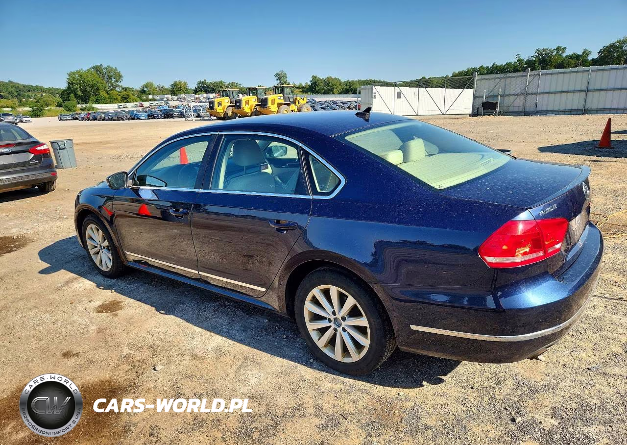 2013 Volkswagen Passat Sel VIN:1VWCH7A38DC058043 - 2