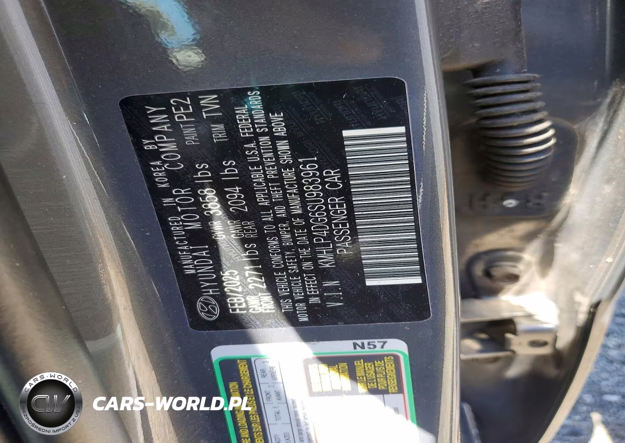 2025 Hyundai Elantra Limited VIN:KMHLP4DG6SU983961 - 12