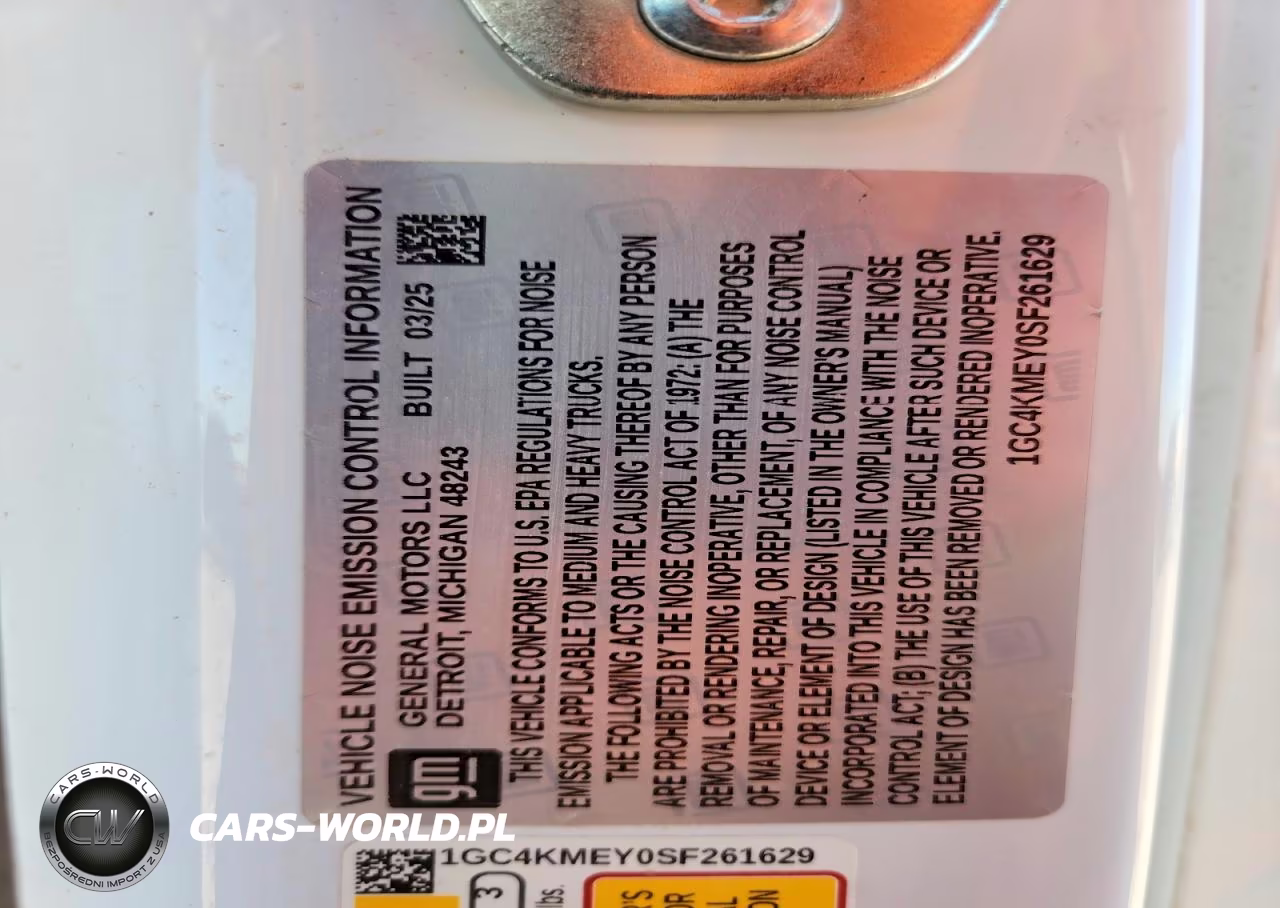 2025 Chevrolet Silverado K2500 Custom VIN:1GC4KMEY0SF261629 - 12