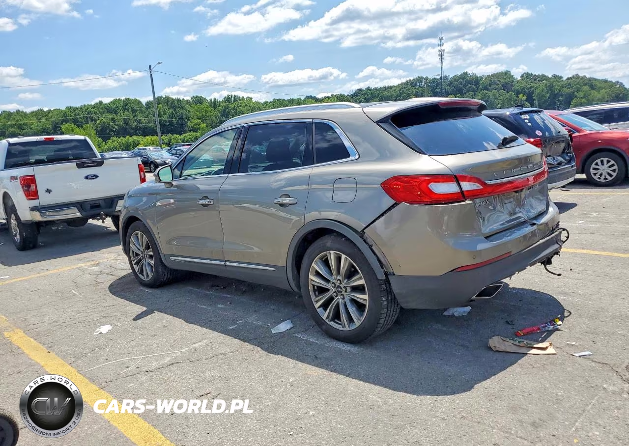 2017 Lincoln Mkx Reserve VIN:2LMPJ8LP9HBL25162 - 2
