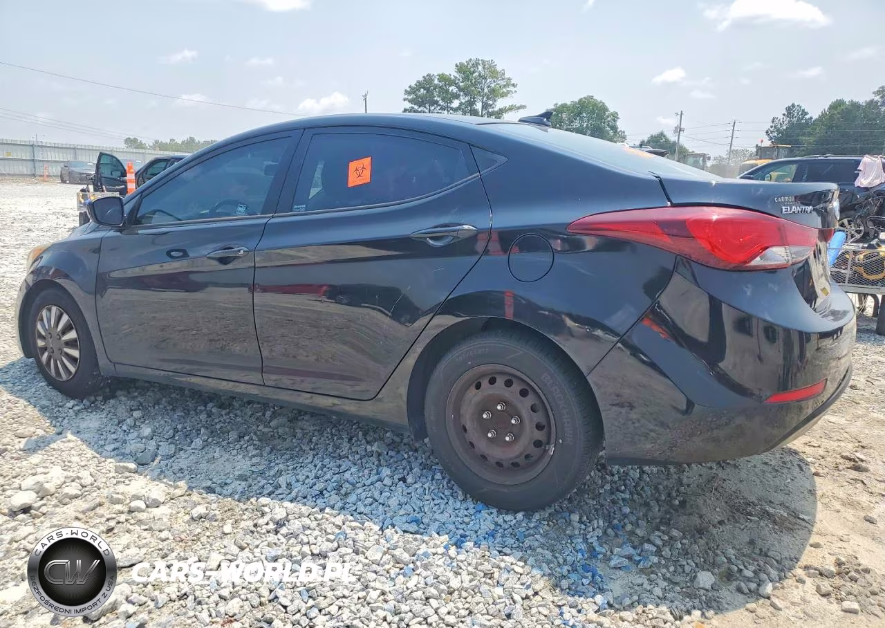 2016 Hyundai Elantra Se VIN:5NPDH4AEXGH756377 - 2
