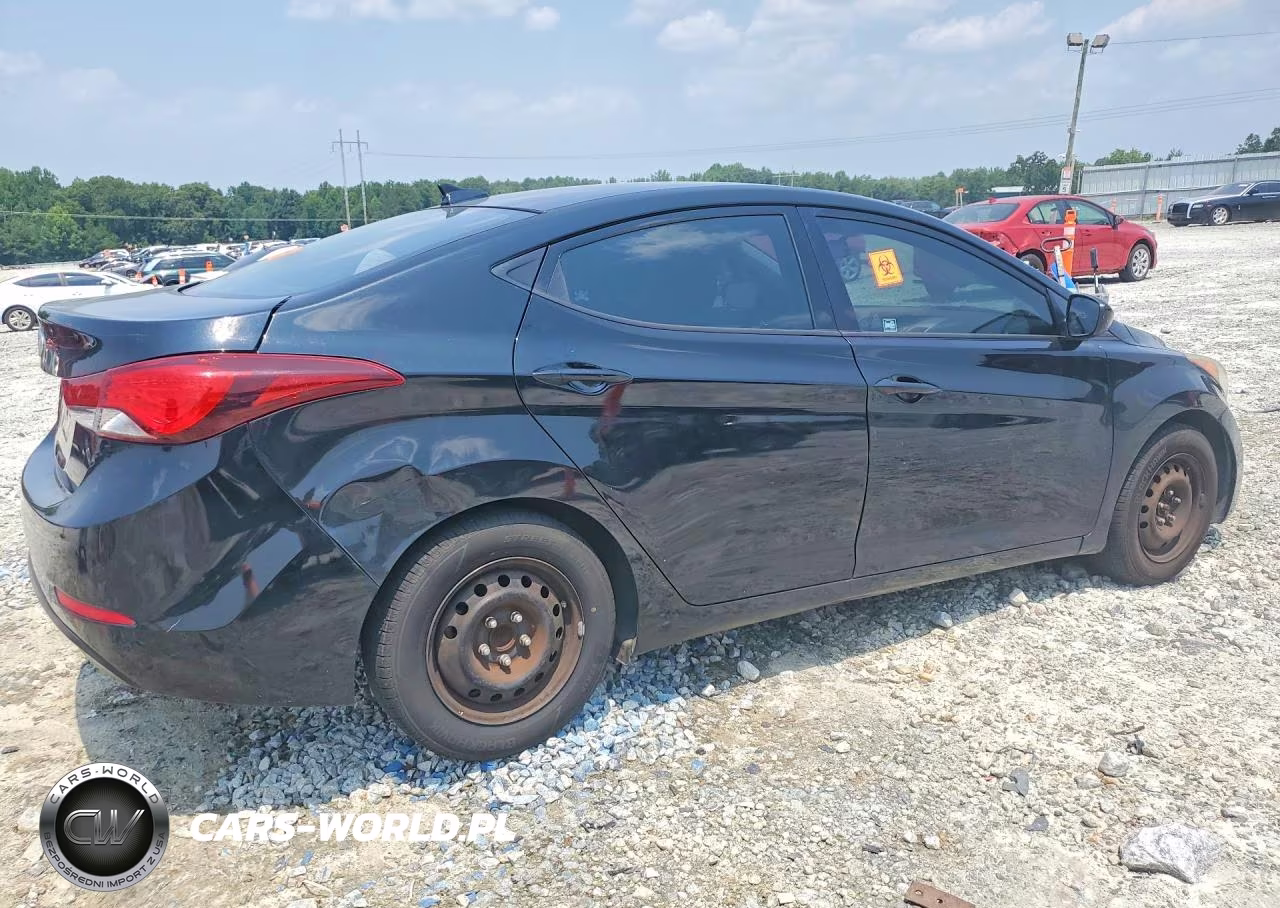 2016 Hyundai Elantra Se VIN:5NPDH4AEXGH756377 - 3
