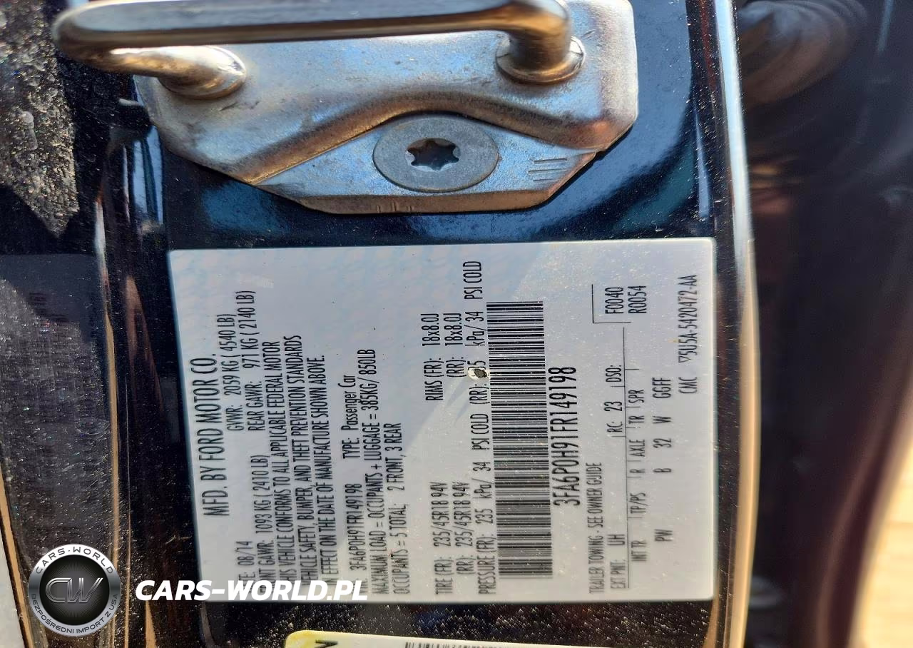 2015 Ford Fusion Se VIN:3FA6P0H91FR149198 - 12