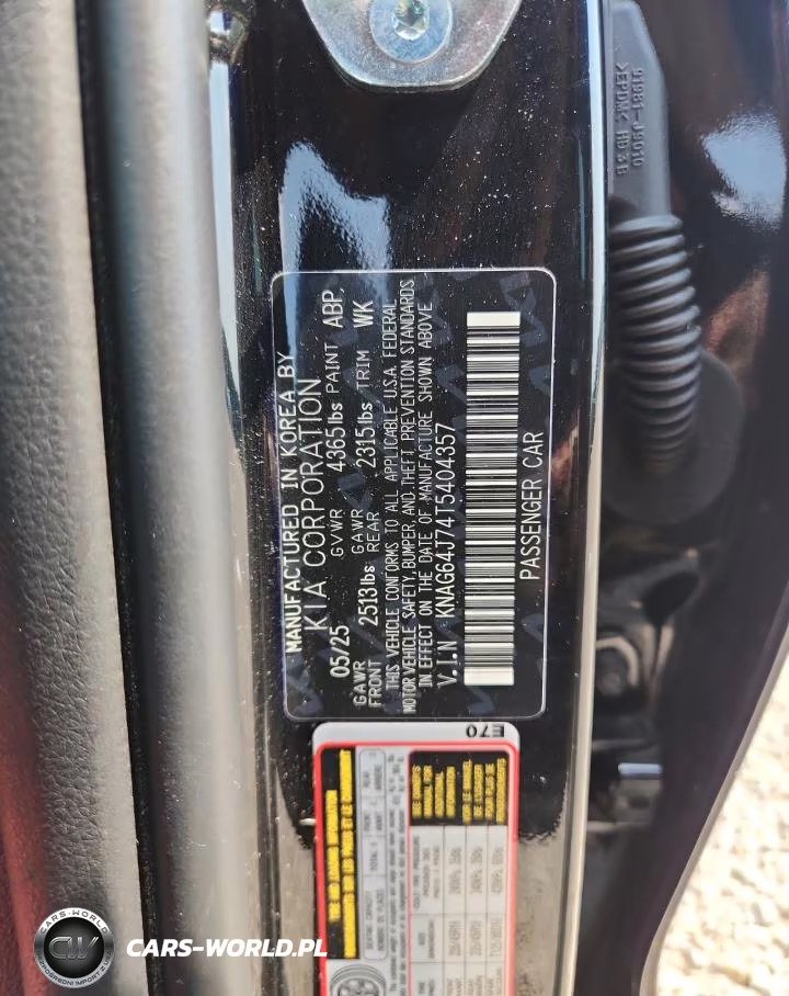 2026 Kia K5 Gt Line VIN:KNAG64J74T5404357 - 12