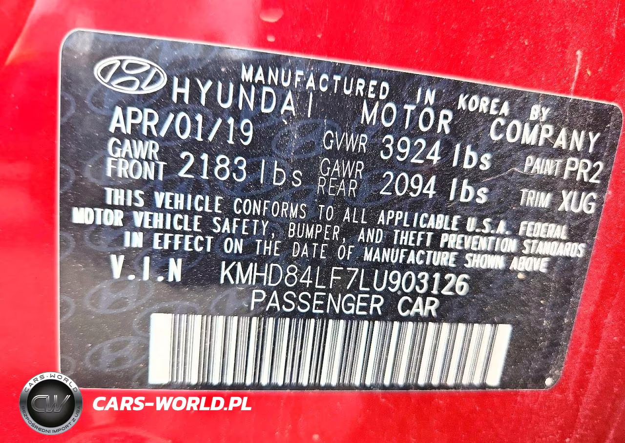2020 Hyundai Elantra Sel VIN:KMHD84LF7LU903126 - 13