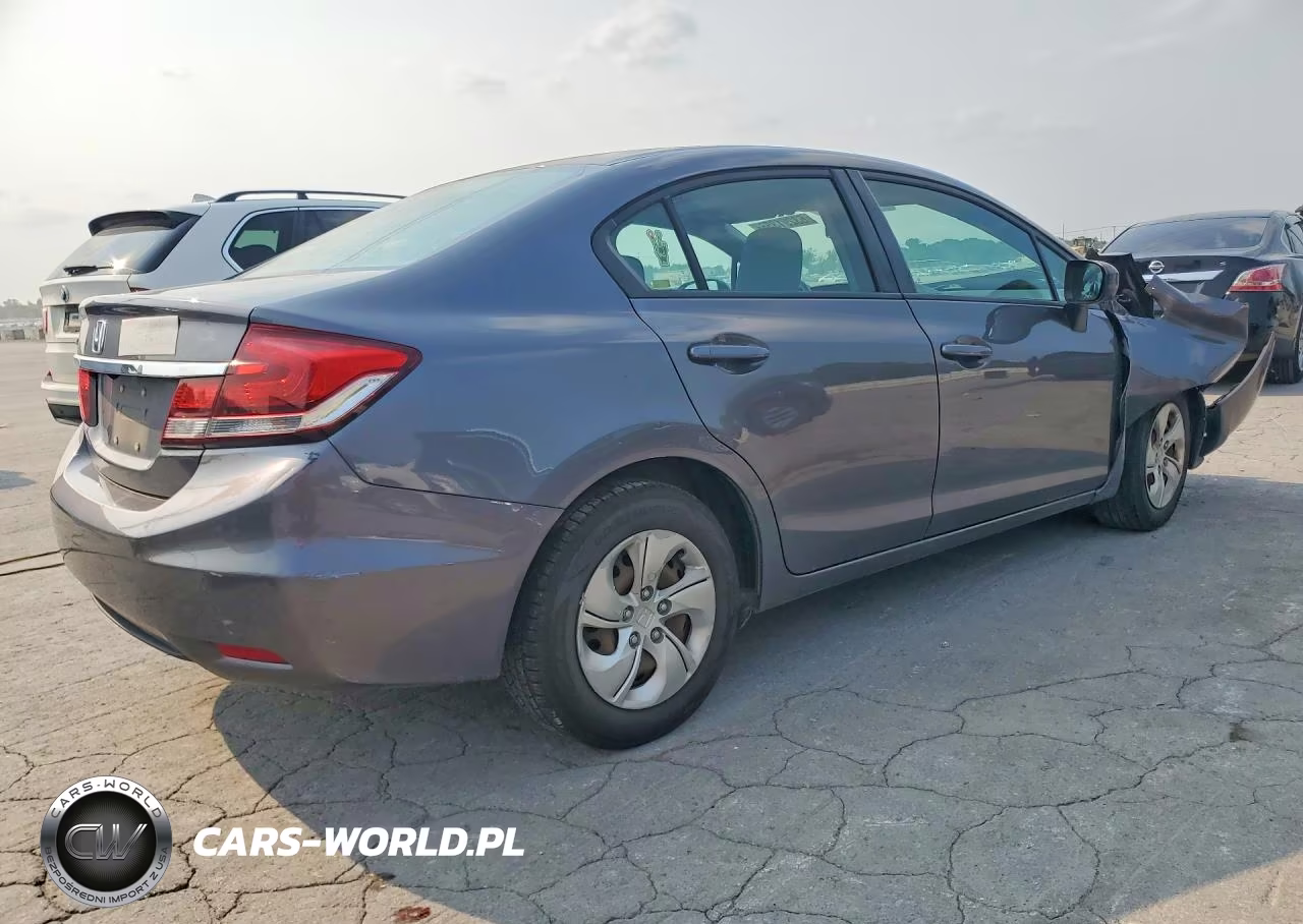 2015 Honda Civic Lx VIN:19XFB2F51FE039943 - 3
