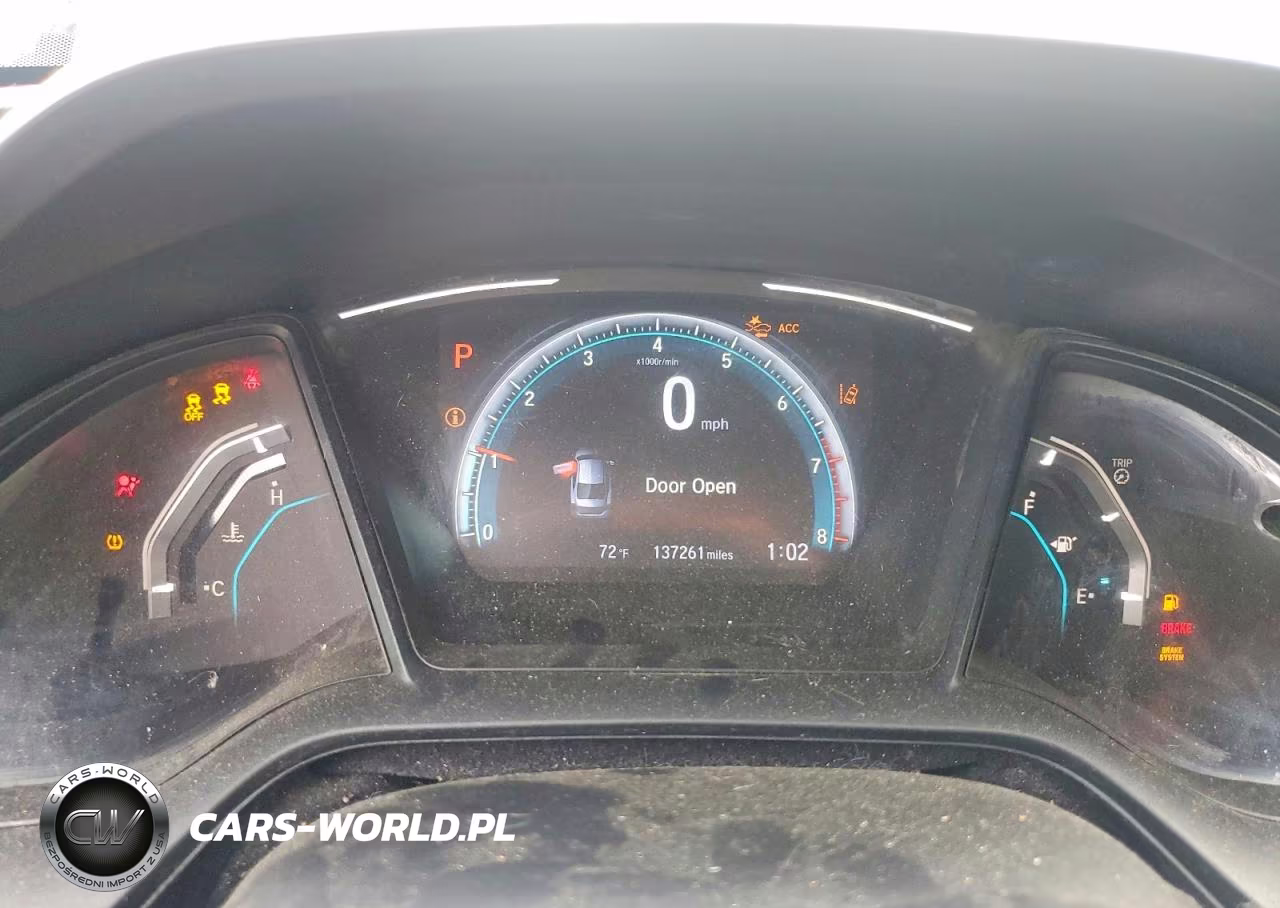 2019 Honda Civic Lx VIN:2HGFC2F61KH552910 - 9