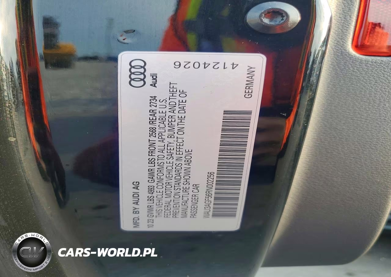 2024 Audi A5 Premium 45 VIN:WAU3AGF56RN002256 - 12