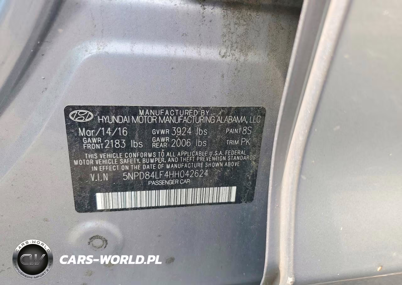 2017 Hyundai Elantra Se VIN:5NPD84LF4HH042624 - 12