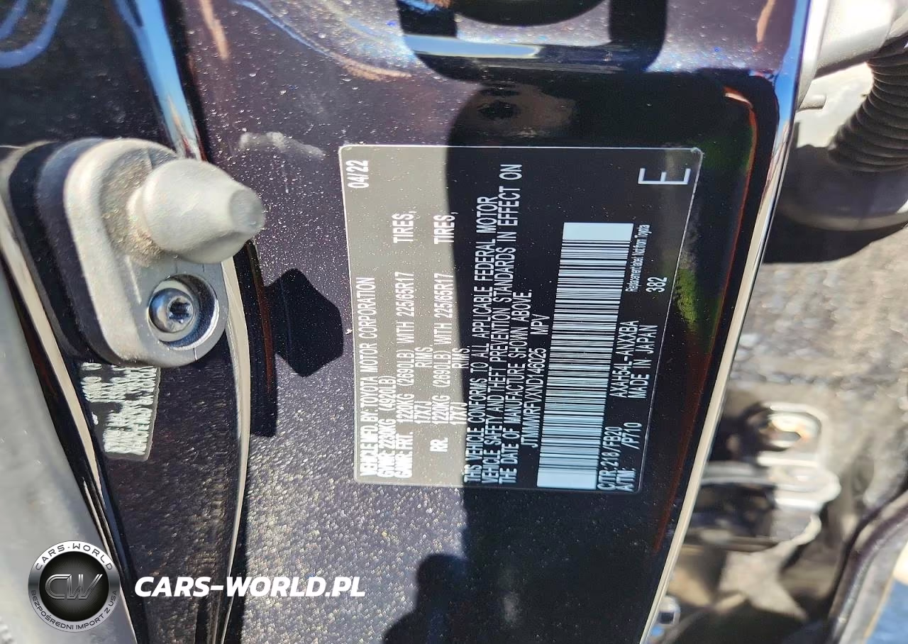 2022 Toyota Rav4 Le VIN:JTMMWRFVXND146025 - 12