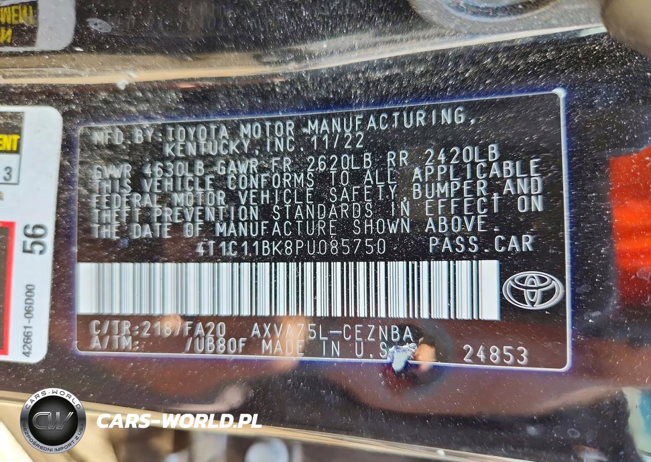 2023 Toyota Camry Le VIN:4T1C11BK8PU085750 - 12