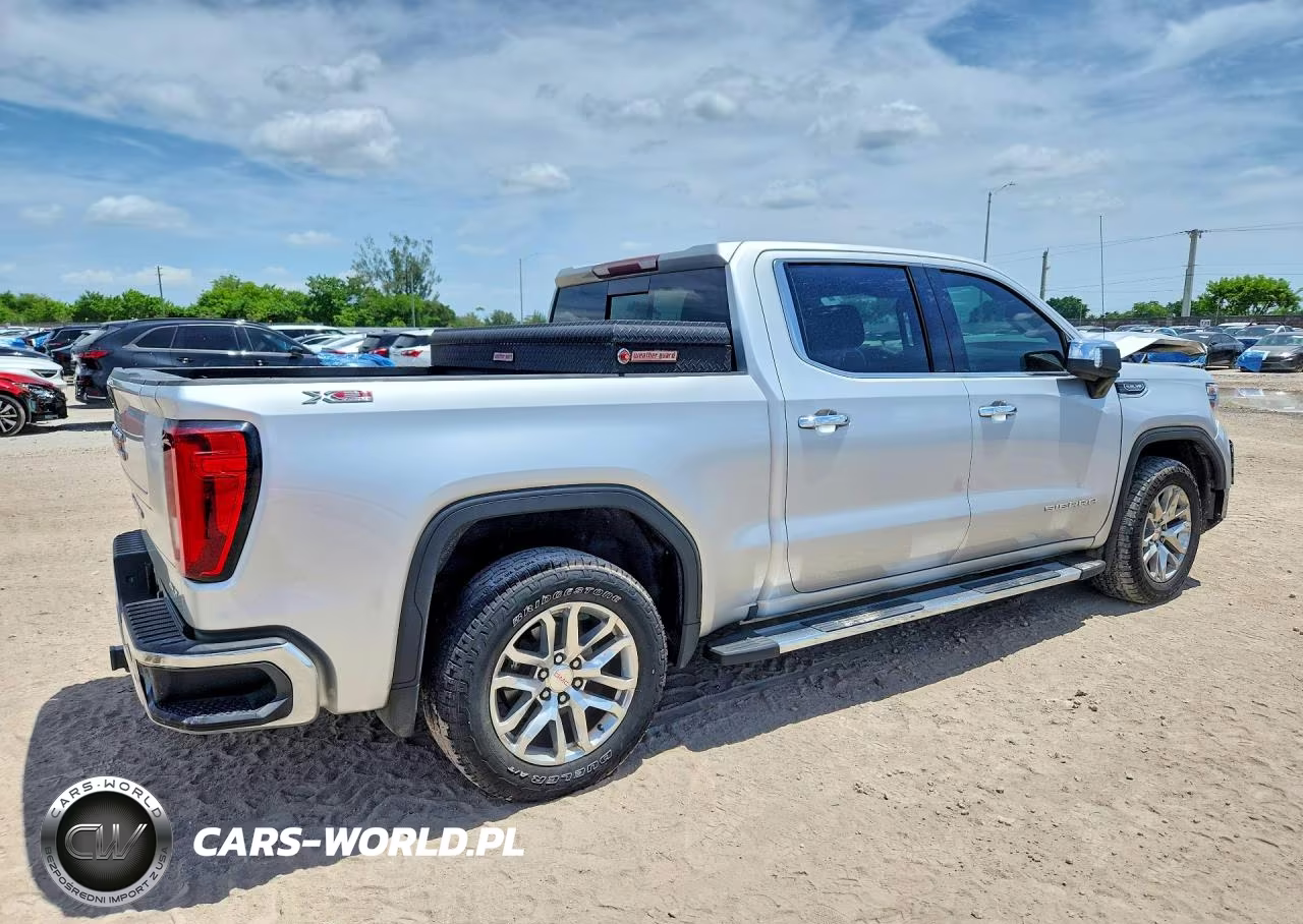 2019 GMC Sierra K1500 Slt VIN:3GTU9DED1KG187158 - 3