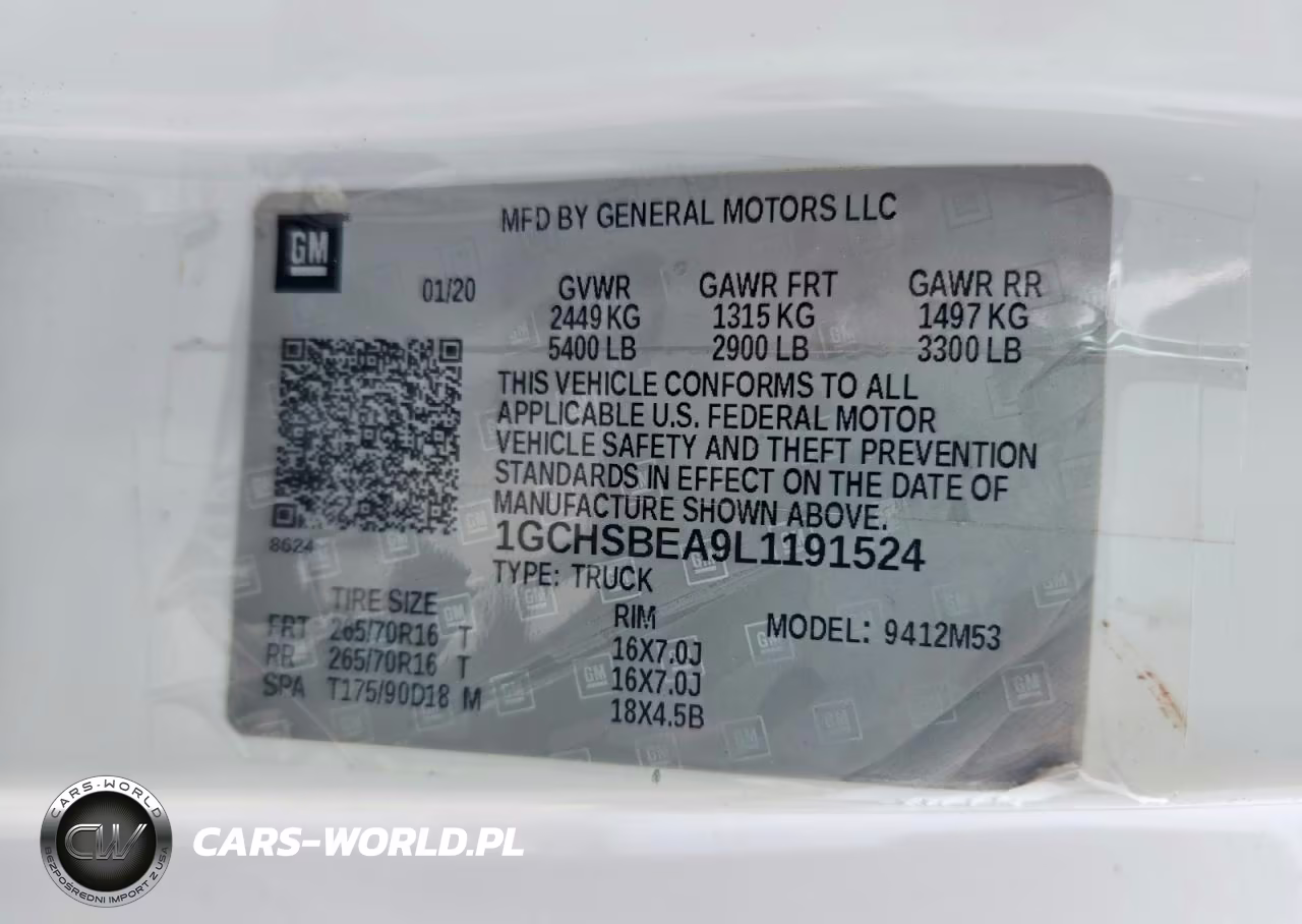 2020 Chevrolet Colorado VIN:1GCHSBEA9L1191524 - 13