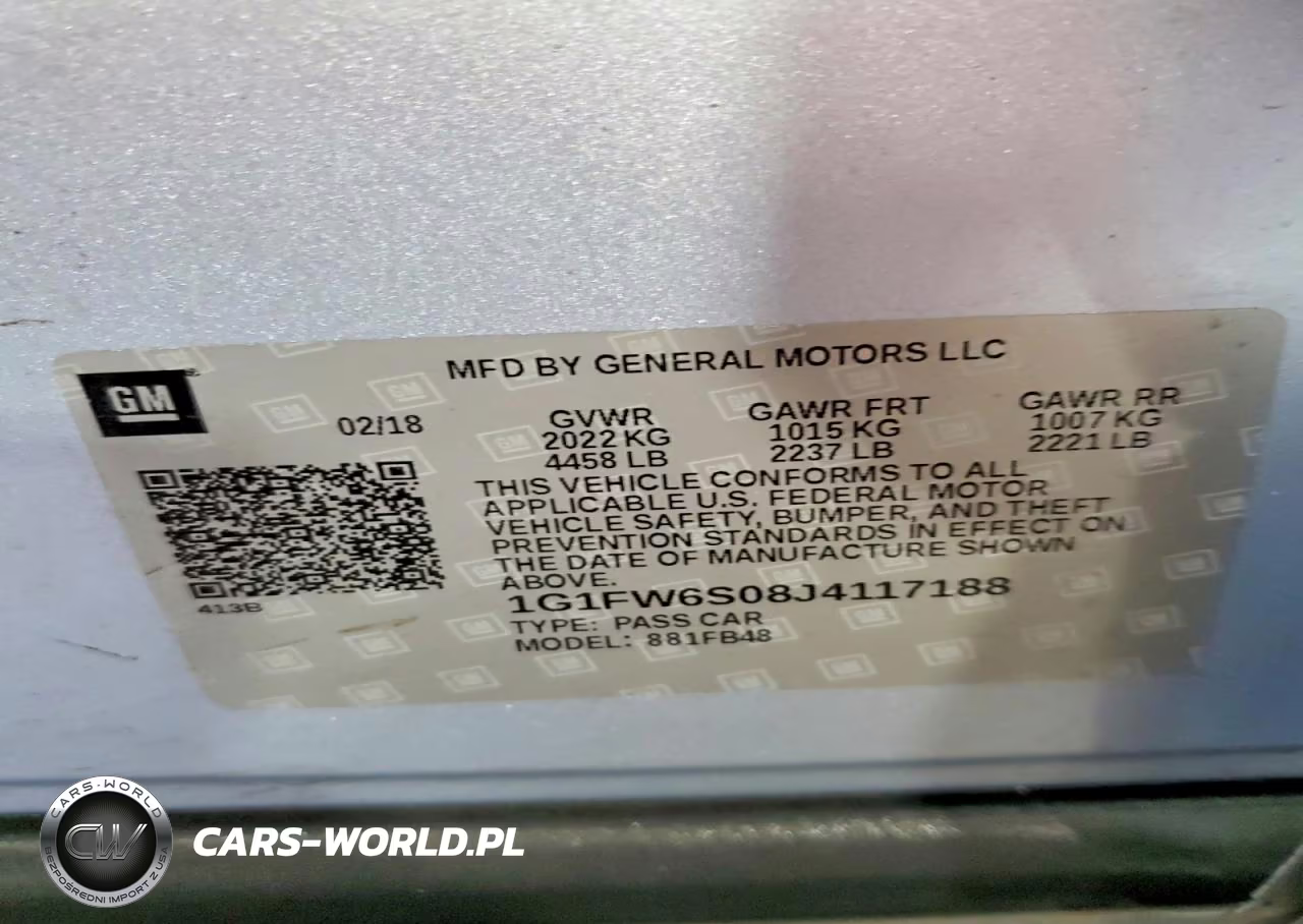 2018 Chevrolet Bolt Ev Lt VIN:1G1FW6S08J4117188 - 13